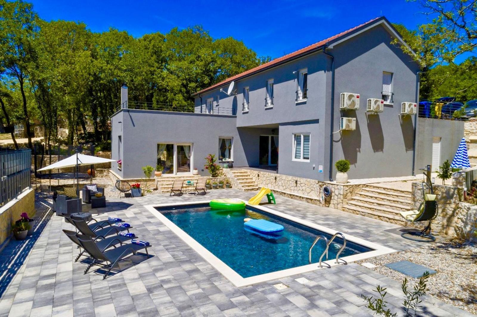 Luxury Villa Andrea Vrzika In Forest Near The Sea Zagvozd المظهر الخارجي الصورة