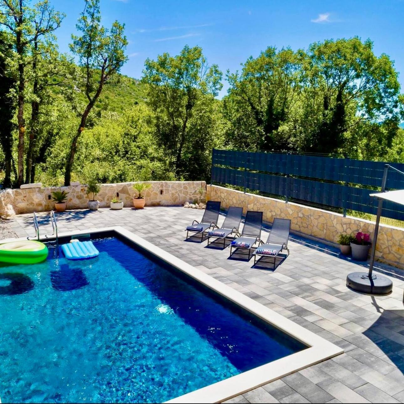 Luxury Villa Andrea Vrzika In Forest Near The Sea Zagvozd المظهر الخارجي الصورة